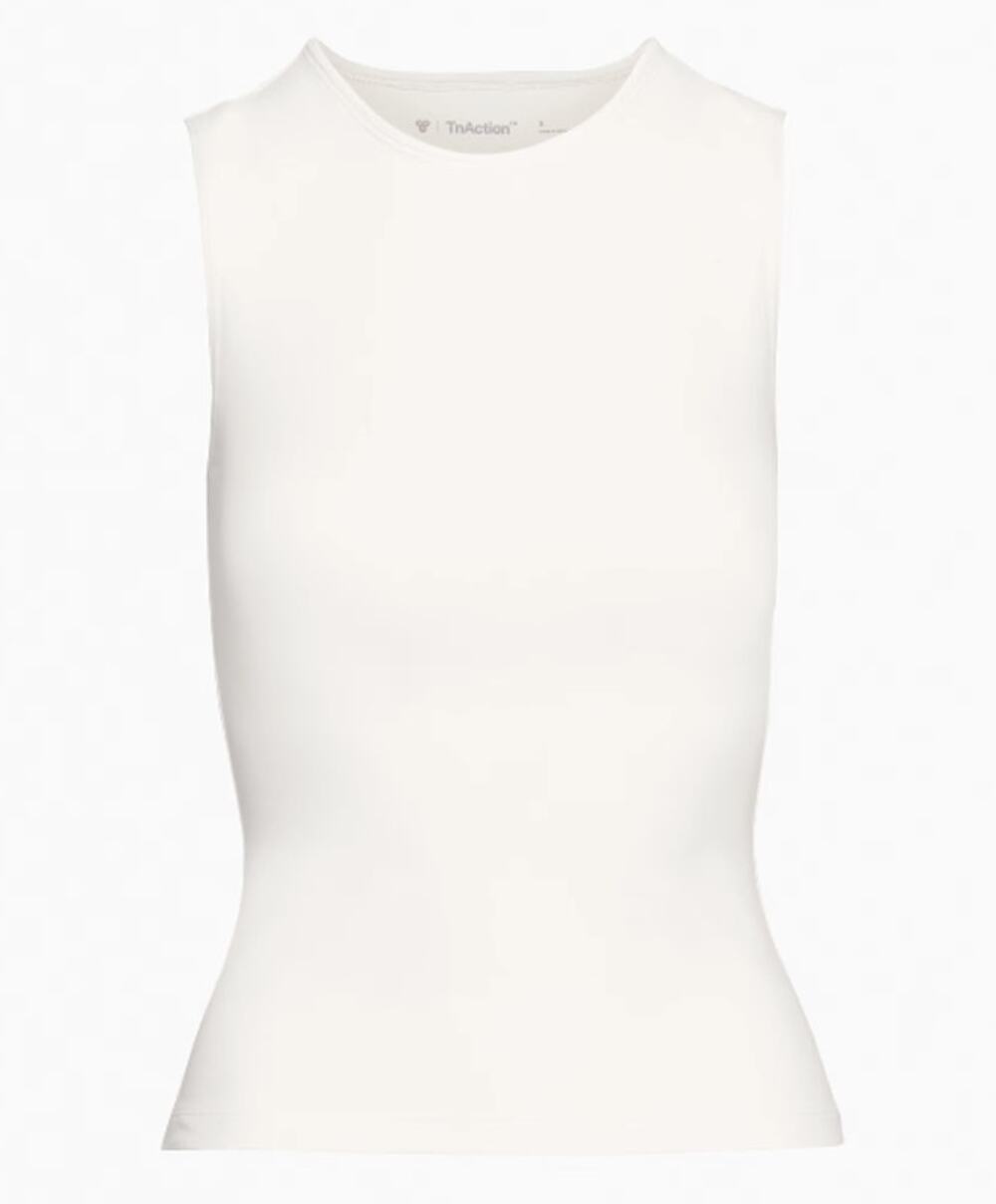 Aritzia TnAction TnaBUTTER Muscle Hip Tank White M